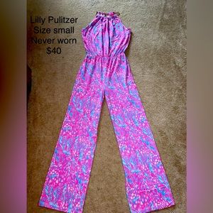Lilly Pulitzer jumpsuit, size small, never worn